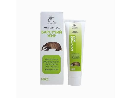 Jazvečia masť (tuk) – telový krém – 100 ml – Ecolek