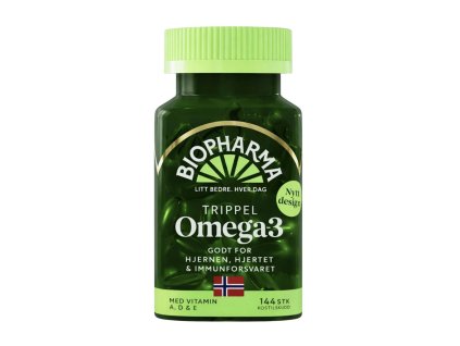 Trippel Omega 3 - Biopharma - 144 kapsúl