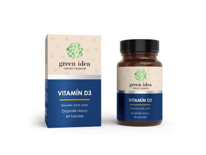 Vitamín D3 – kapsuly 60 ks – Green idea