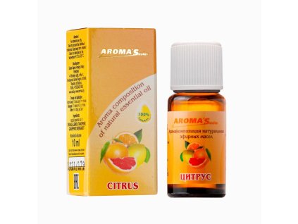 Zmes esenciálnych olejov Citrus - 10 ml - Aroma'Saules