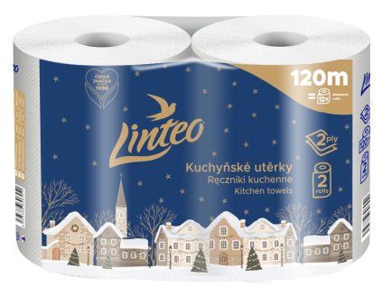 Linteo XXL kuchynské utierky 2ks 60m - Vianočná edícia