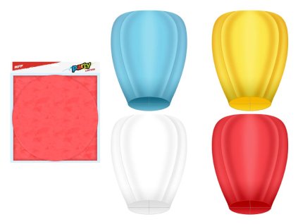 MFP 1020117 Lampión šťastia lietajúci 100x40cm farebný mix