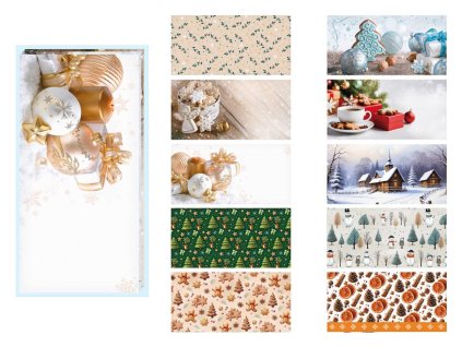 MFP 5550251 Listová obálka DL vianočná (mix)