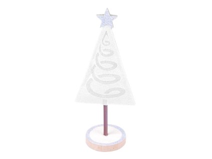 MFP 8886453 Stromček 25cm filc biely