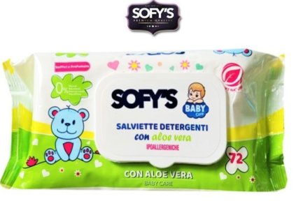4199 sofys hypoalergenne detske vlhcene utierky s aloe vera 72ks