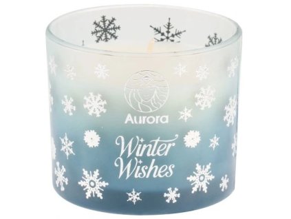 Aurora Winter Blueberry Vanilla vonná sviečka 200g
