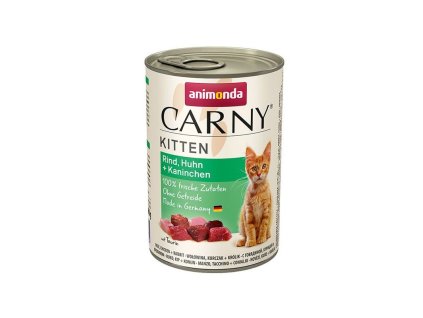 animonda carny kitten hovadzie kura a kralik 400g