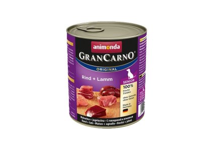grancarno original senior hovadzie a jahna 800g