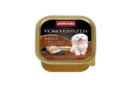 vom feinsten adult hovadzie s jogurtom a ovsennymi vlockami 150g