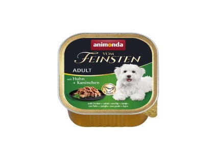 animonda vom feinsten adult kura a kralik v omacke 150g