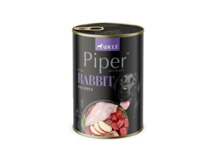 piper dog adult kralik s jablkom 400g