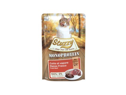 stuzzy cat monoprotein gf hovadzie 85g