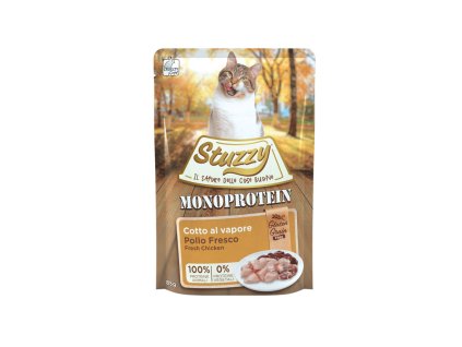 stuzzy cat monoprotein gf kuracie 85g
