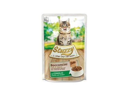 stuzzy cat chunks kralicie kusky v zele 85g