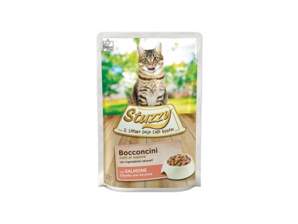 stuzzy cat chunks kusky lososa v stave 85g