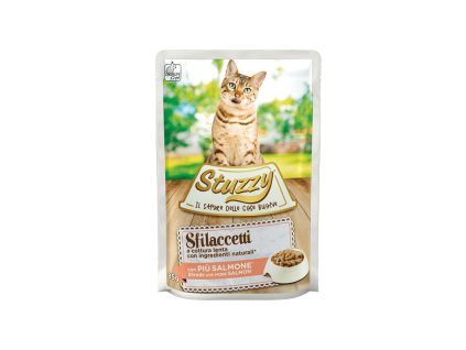 stuzzy cat shreds trhane maso z lososa 85g