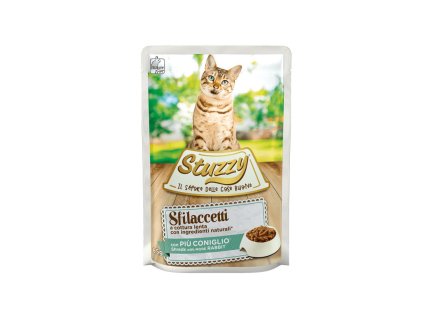 stuzzy cat shreds trhane kralicie maso 85g