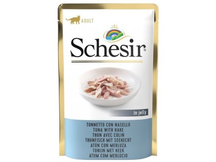 schesir cat kapsicka tuniak s morskou stukou 85g