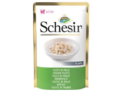 schesir cat kitten kapsicka kuracie filety 85g
