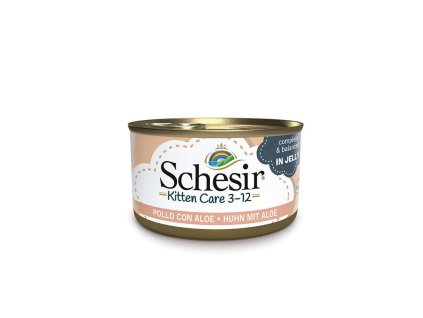 schesir kitten kuracie s aloe vera 85g