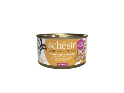 schesir cat kuracie a tuniak vo vyvare 85g