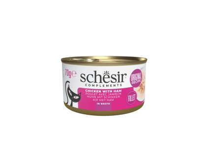 schesir cat kuracie so sunkou vo vyvare 70g