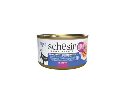 schesir cat tuniak s ancovickami vo vyvare 70g
