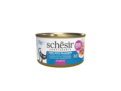 schesir tuniak so sardinkami vo vyvare 70g