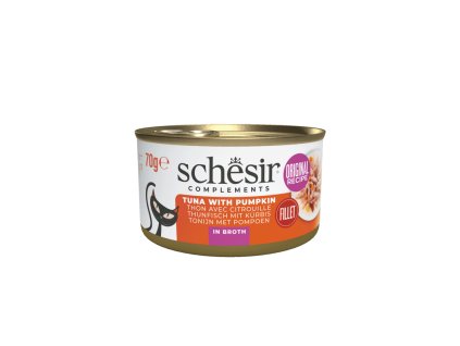 schesir cat tuniak s tekvicou vo vyvare 70g