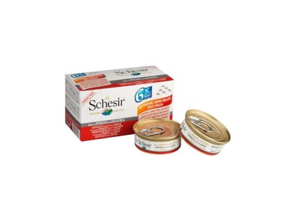 schesir multipack kuracie s kacicou 6x50g