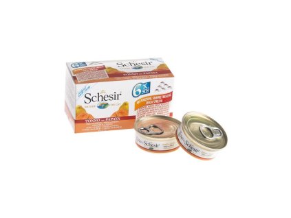 schesir multipack tuniak s papajou 6x50g