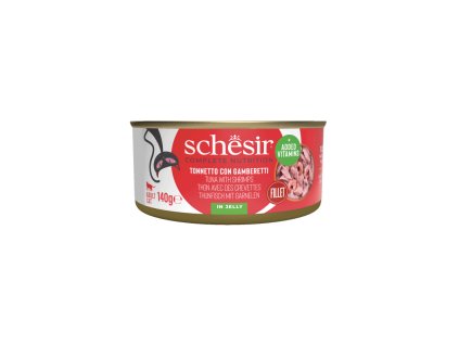 schesir jelly cat tuniak s krevetami 140g