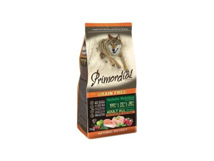 primordial gf adult dog chicken salmon 12kg