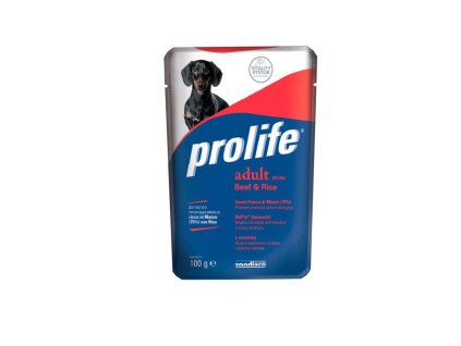 prolife adult mini hovadzie s ryzou 100g