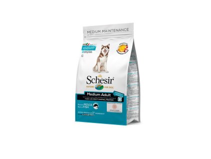 schesir dog medium adult tuniak a sled s ryzou 3kg