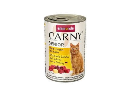 animonda carny senior hovadzie kuracie syr 400g