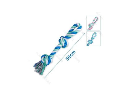 bavlnene lano extra hrube nobleza xxl 50cm farebne