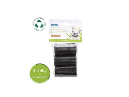 oxo bio rozlozitelne sacky na exkrement nobleza 3 rolky cierne 3x15ks
