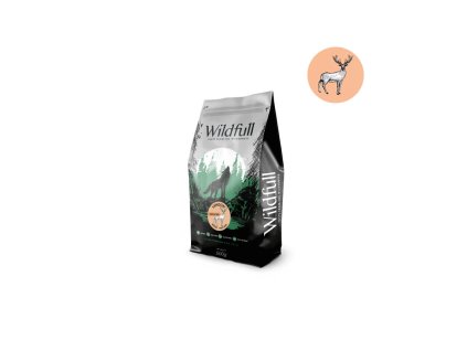 wildfull dog adult mini size gf venison pumpkin 500g