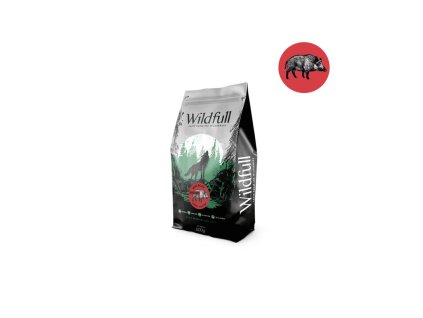 wildfull dog adult mini size gf wildboar pumpkin 500g