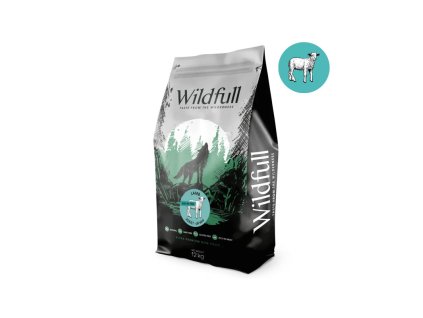wildfull dog adult all size gf lamb pumpkin 12kg