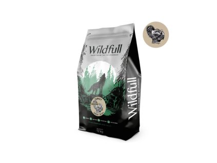 wildfull dog junior all size gf turkey pumpkin 12kg