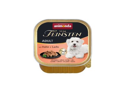 animonda vom feinsten adult kura a losos v omacke 150g