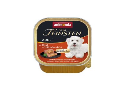 animonda vom feinsten gurman hovadzie a kuracie filety 150g