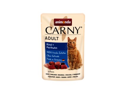 animonda carny adult hovadzie a perlicka 85g