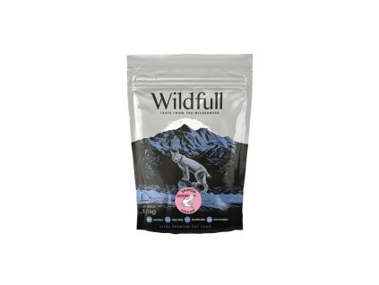 wildfull cat adult hairskin salmon pumpkin 15kg