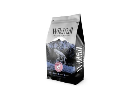 wildfull cat adult hairskin salmon pumpkin 10kg
