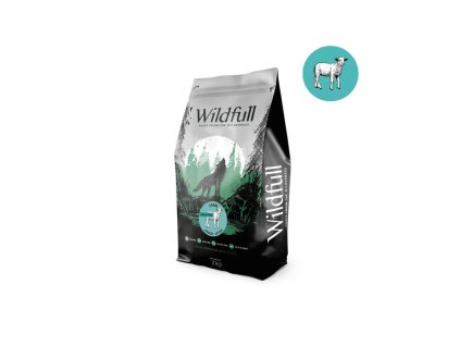 wildfull dog junior all size gf lamb pumpkin 2kg