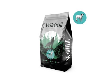 wildfull dog junior all size gf lamb pumpkin 12kg