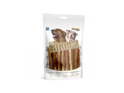 magnum dog food chicken roll on rawhide stick 250g